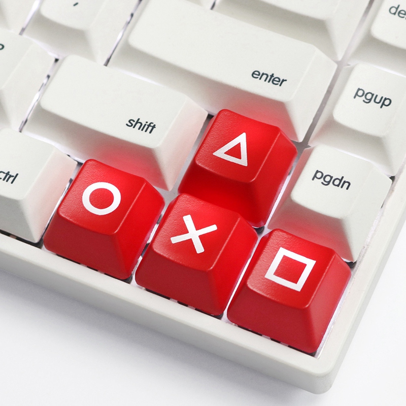Keys Cap Up Down ,Mechanical Keyboard Pbt Keycap Ps4 Button Key Wasd Dye Sub Tech R4 R3 R2 R1
