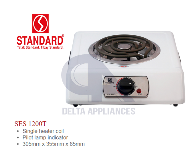 Standard Electric Stove 6 Inch Coil Original 1 Year Warranty SES 1200