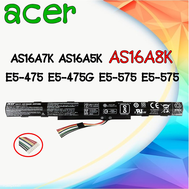 Acer Internal Laptop Battery AS16A5K for Original Acer E14 E5476G