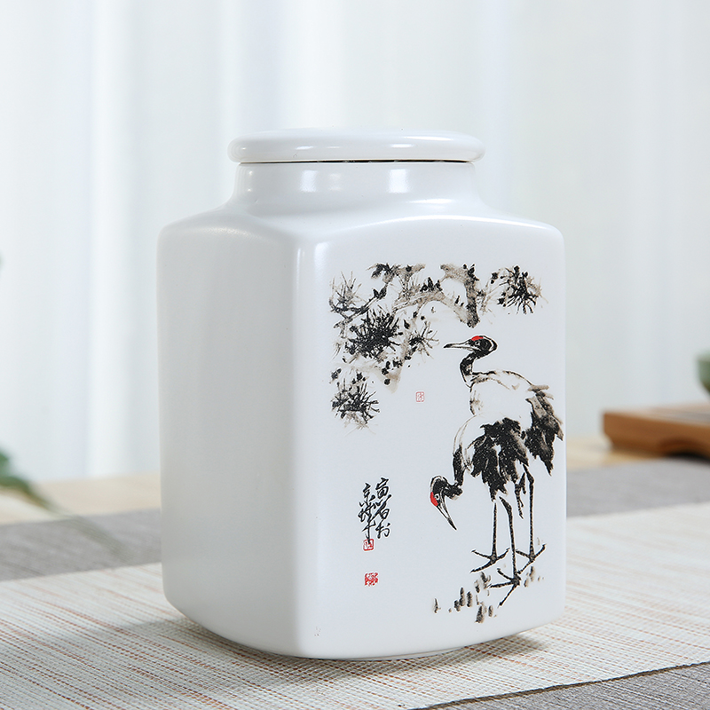 Juilong Ceramic Tea Pot Large Size Half a Catty Package Pu'er Green