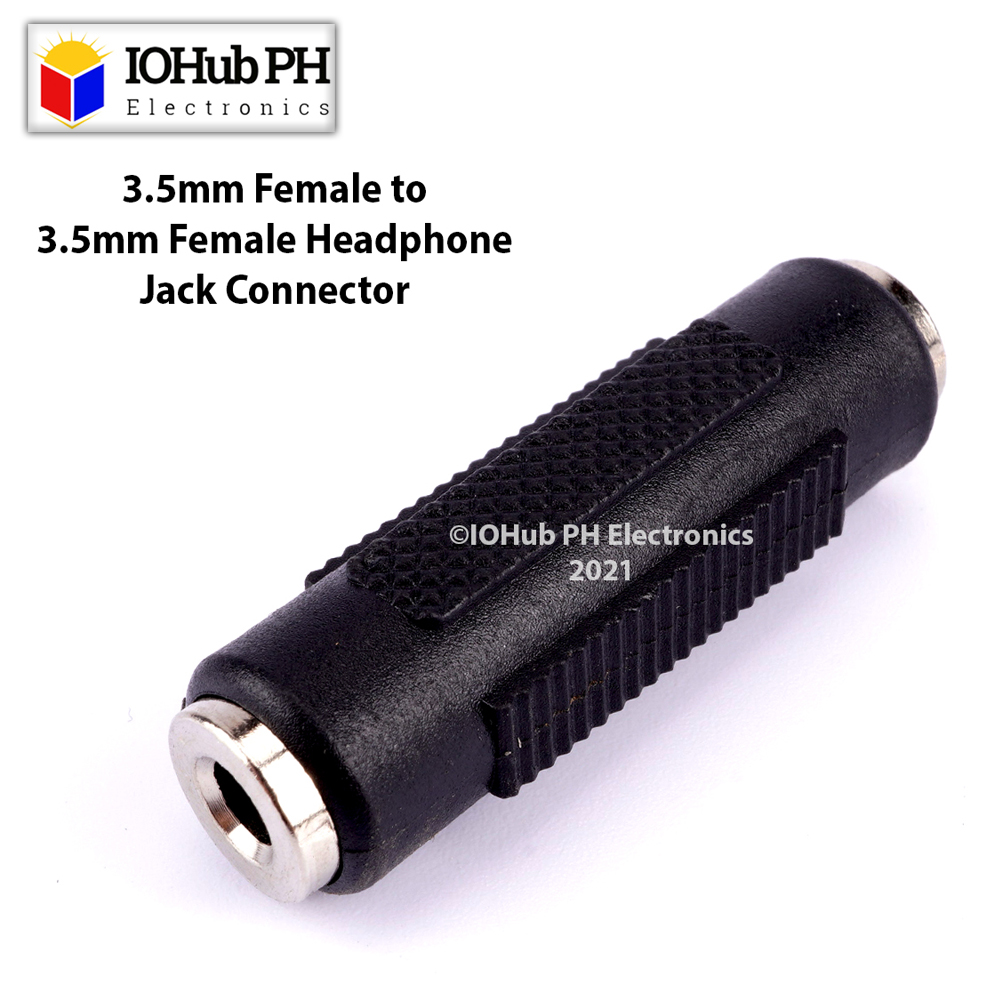 3.5mm Female Jack to 3.5mm Female Jack Connector Coupler Joiner
