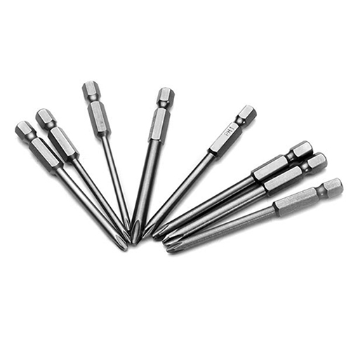 8 Cái/bộ Thân Lục Giác 75Mm 1/4 Đầu Chữ Thập Từ Tính, Dụng Cụ Đầu Tua Vít Dài