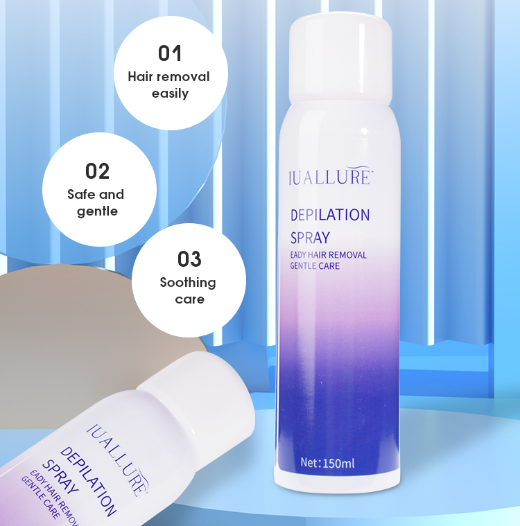 Non Marking Hair Removal Spray Hair Removal Selected Plant Essence Mild