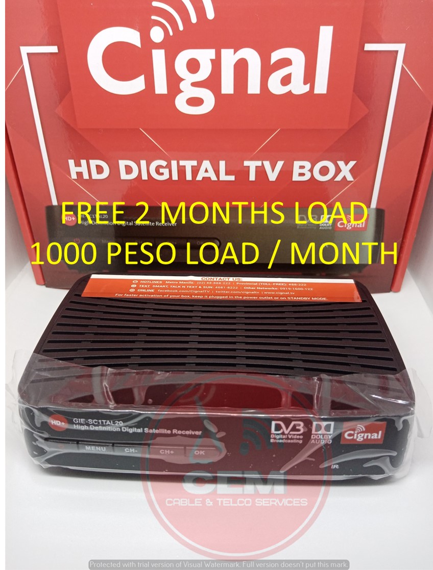 cignal tv box