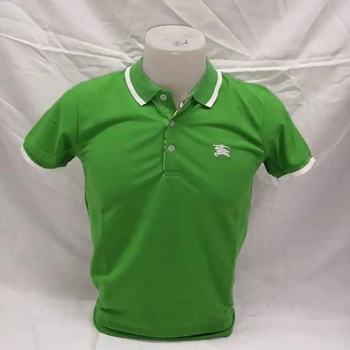 burberry green polo shirt