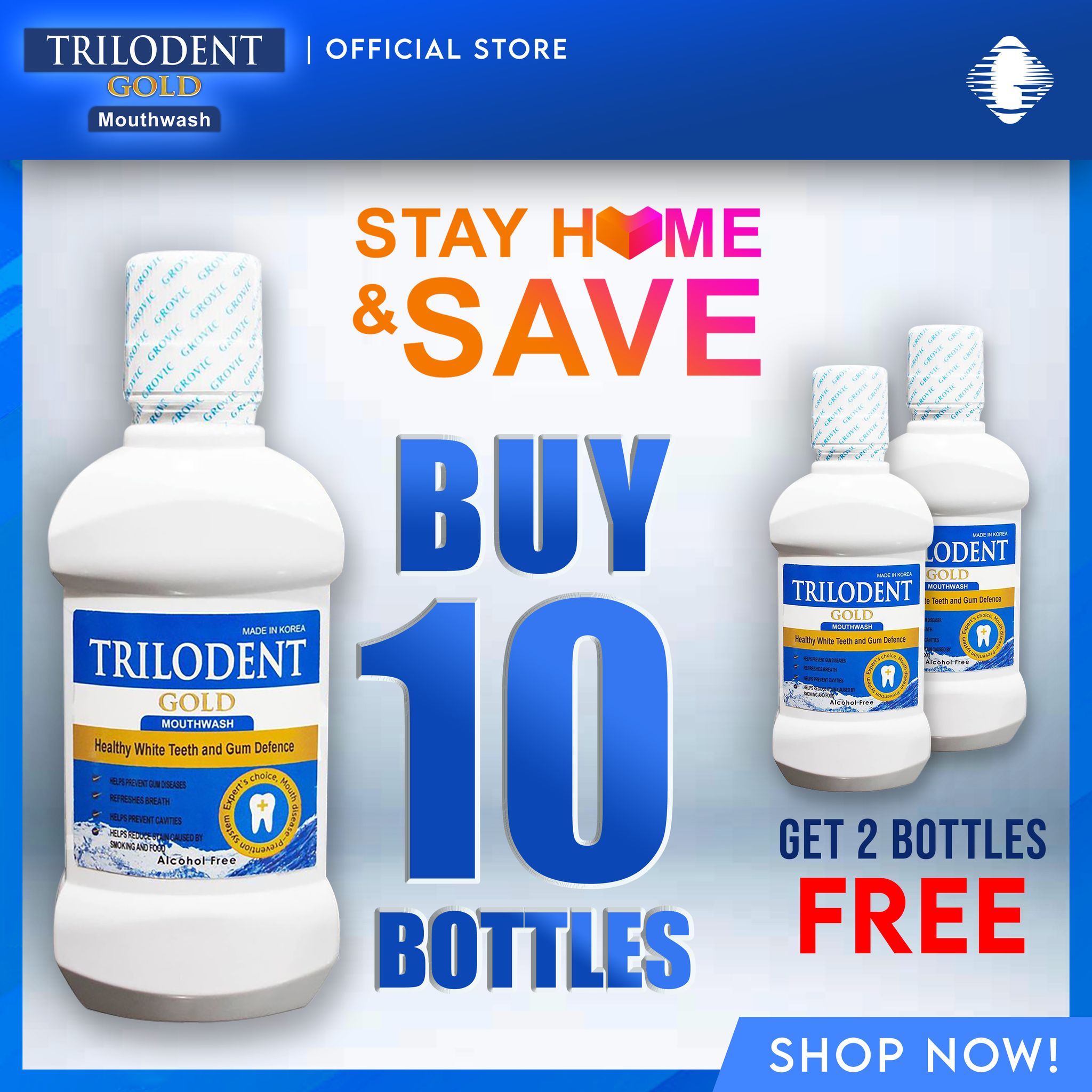 TRILODENT GOLD MOUTHWASH Lazada PH