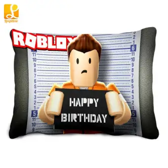 Roblox Pillow 20 13x18 Inches Roblox Gift Card Toys Accessories Birthday Party Supplies Figures Set Costumes Jailbreak Museum Heist Mystery Box Noob - jail break bday cake roblox