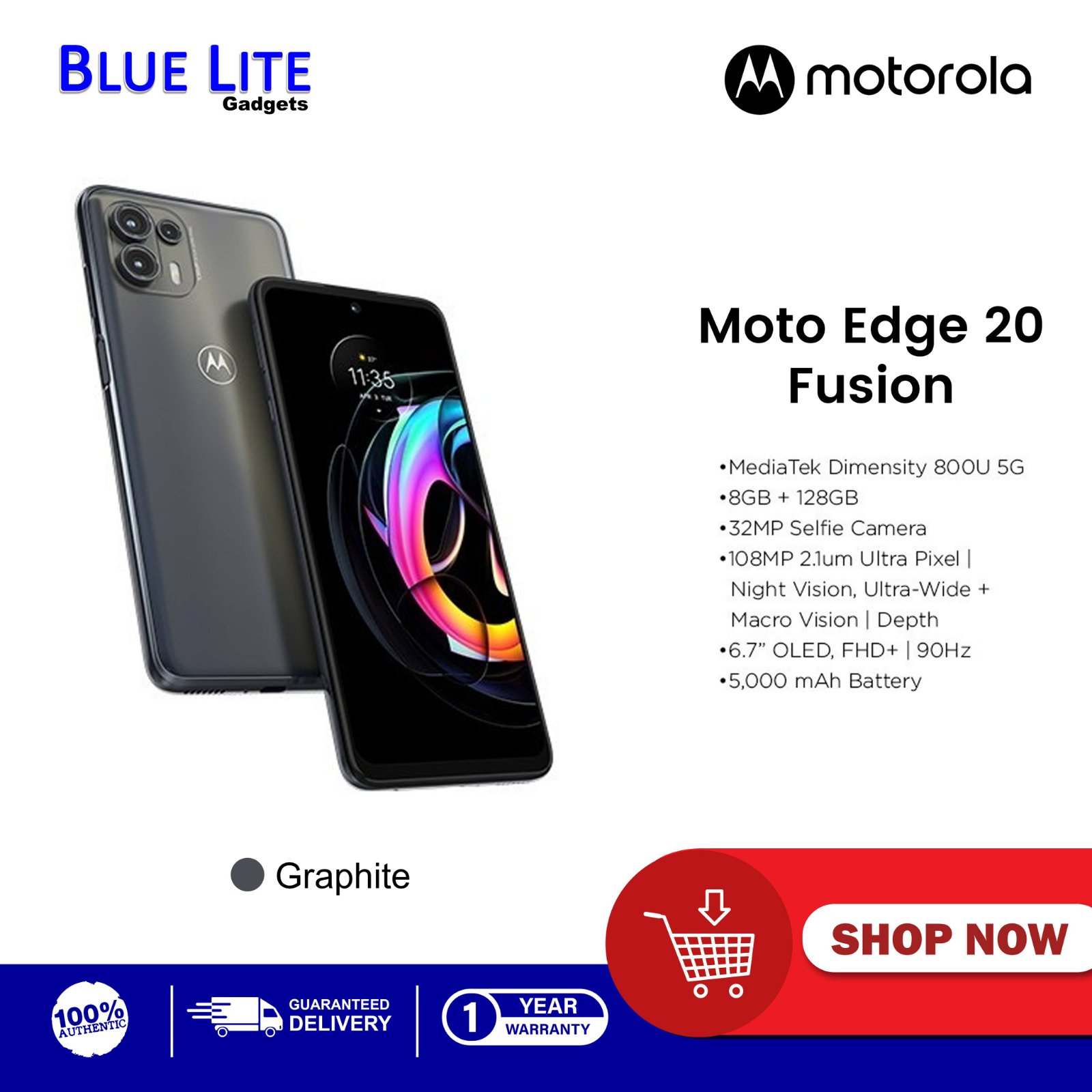 motorola edge 20 fusion 6 128