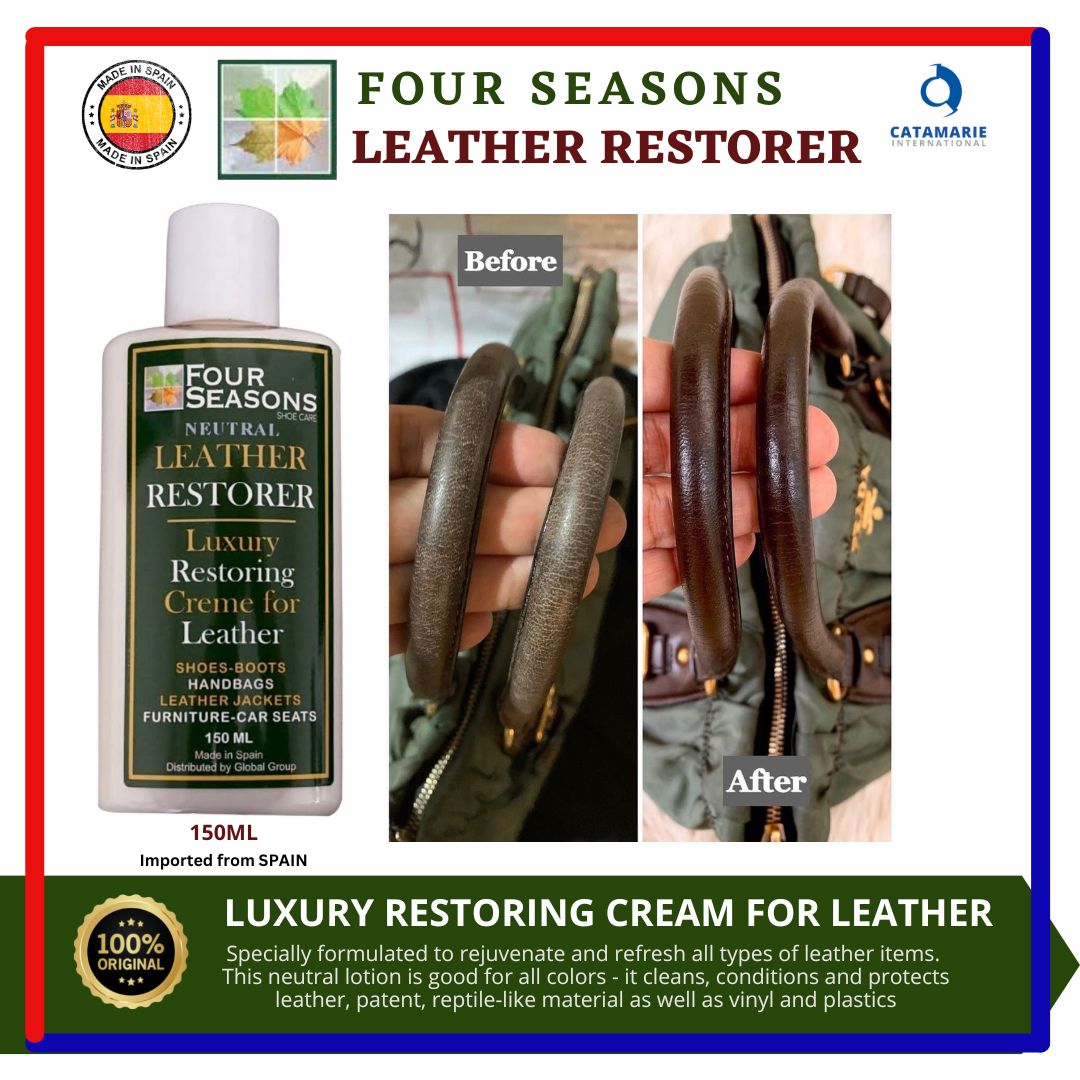 FOUR SEASONS LEATHER RESTORER BAG LOTION SHOE LOTION LEATHER