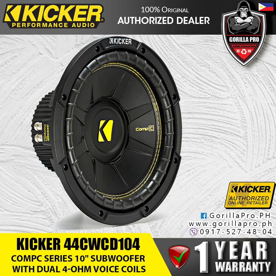 kicker 10 dual voice coil