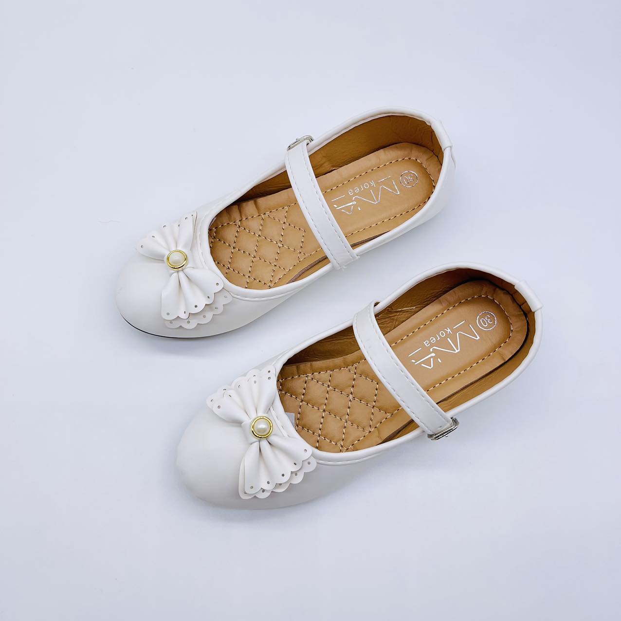 Buy White Flat Doll Shoes online