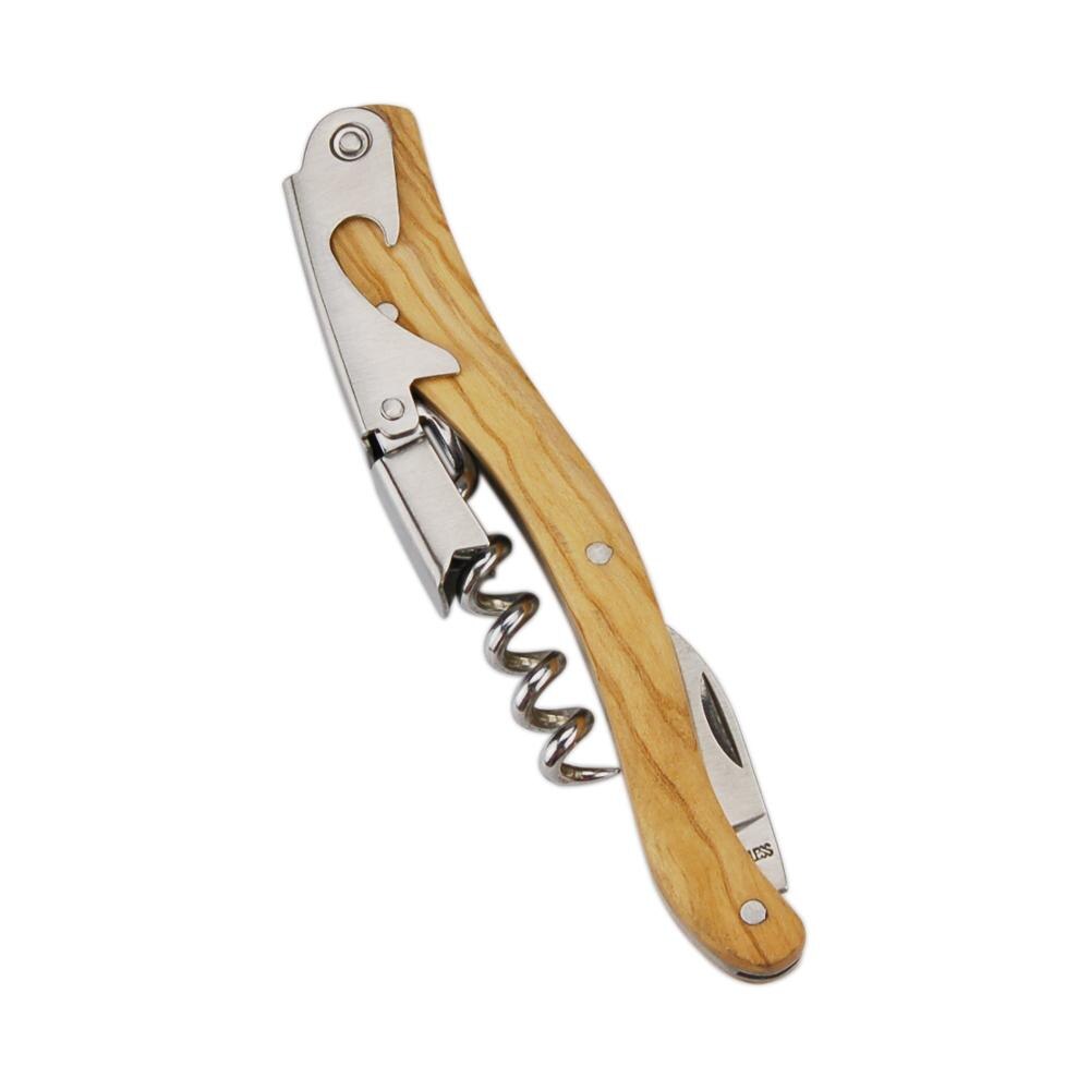 Forkry Sommelier Wine Opener Waiter's Friend Corkscrew Wine Bottle Opener Cork Remover With Wooden Handle