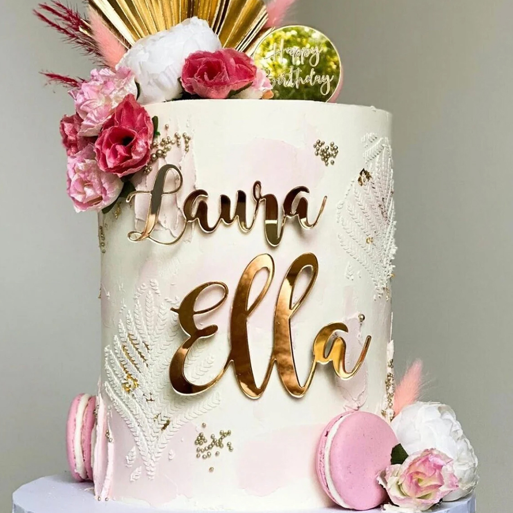 Large Letter Cake (18+ Servings) – Lex&Roses Cakes