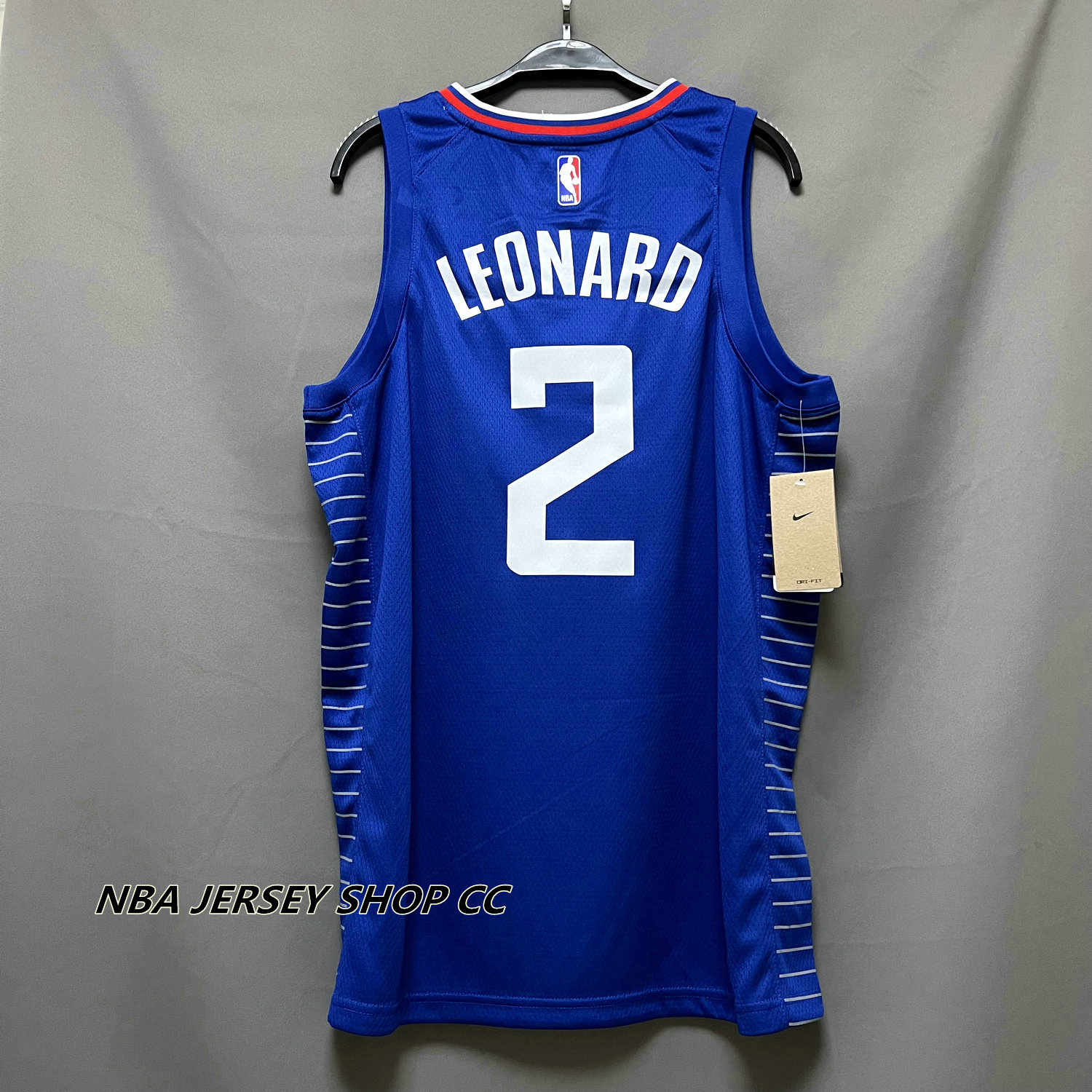 Kawhi Leonard 2 2022-23 LA Clippers Royal Icon Edition Jersey NO.6 Patch -  Bluefink