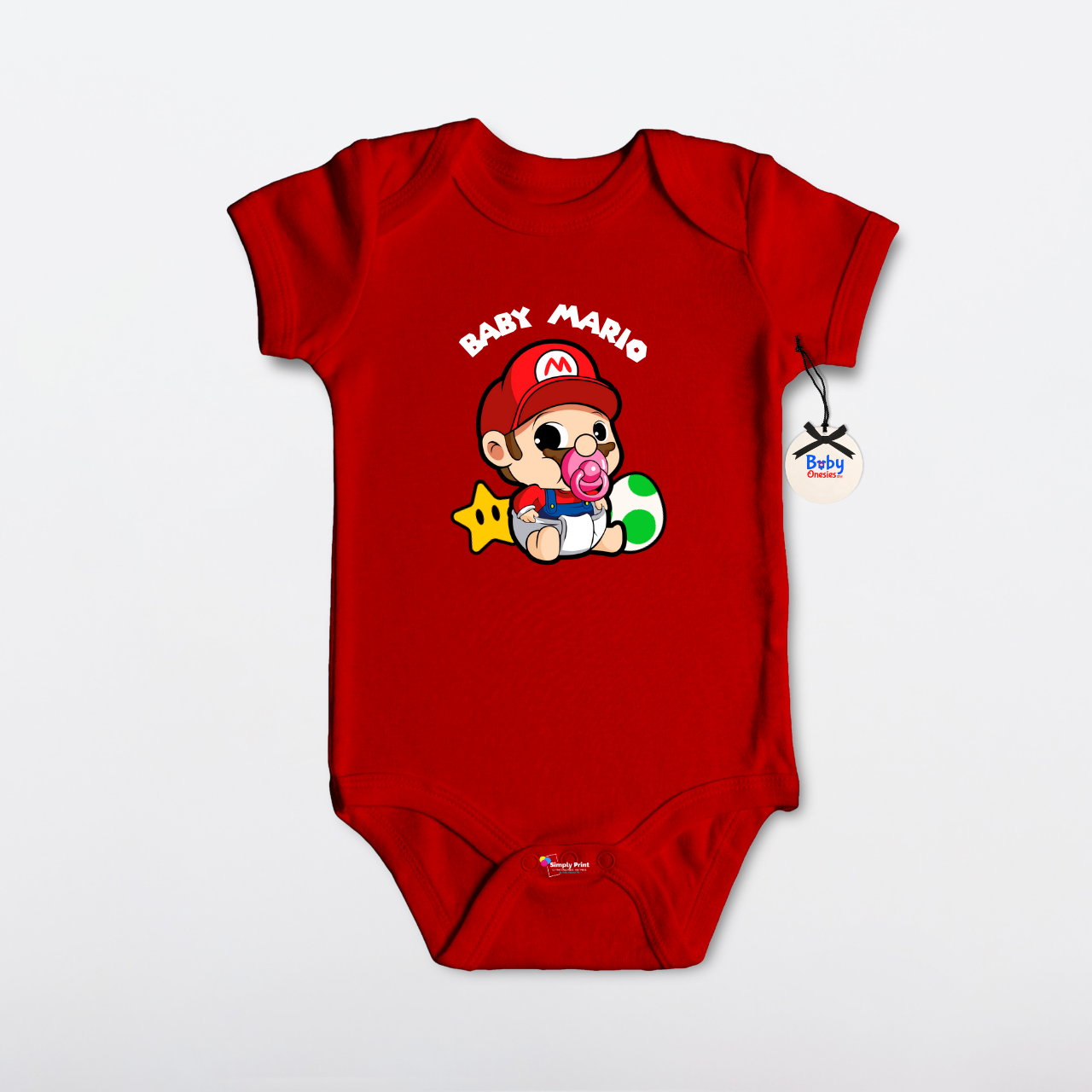 Baby Onesies PH Super Mario Bros Baby Clothes 0-12 months Cotton