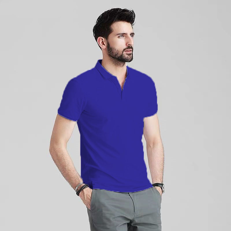 Blue Corner Men's Polo Shirt Plain Comfort Wear Royal Blue | Lazada PH