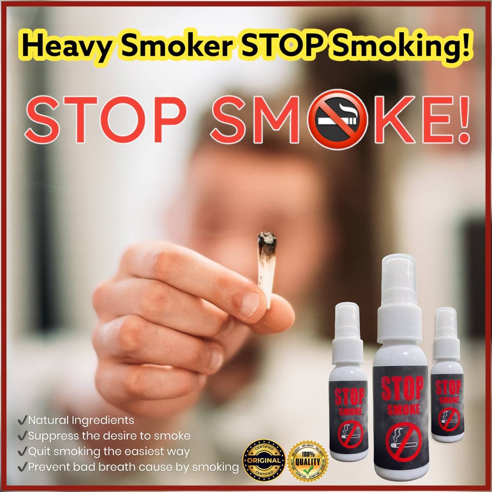 Best Selling Stop Smoke Spray Anti Anxiety Spray Effective 30ml Care