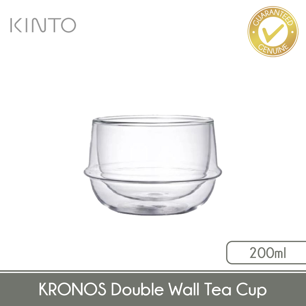 Kinto Kronos Double Wall Tea Cup 200ml