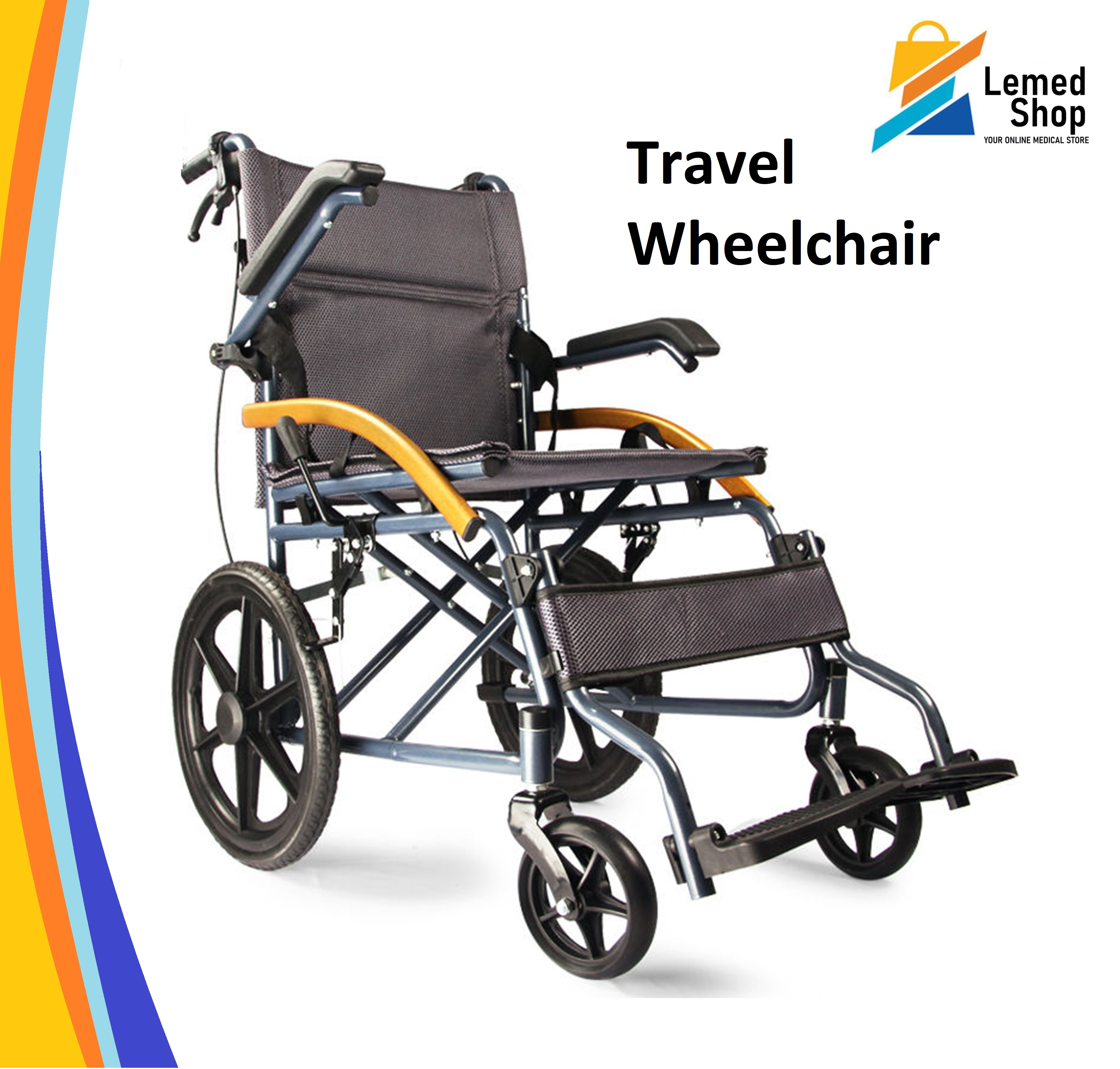 Wheelchair Folding Lightweight Portable Ultralight Travel Scooter