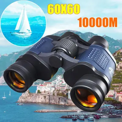 High Power HD 10000M 60X60 Binoculars Telescope Optical Fixed Zoom High Clarity Lll Night Vision binocular For Outdoor Hunting