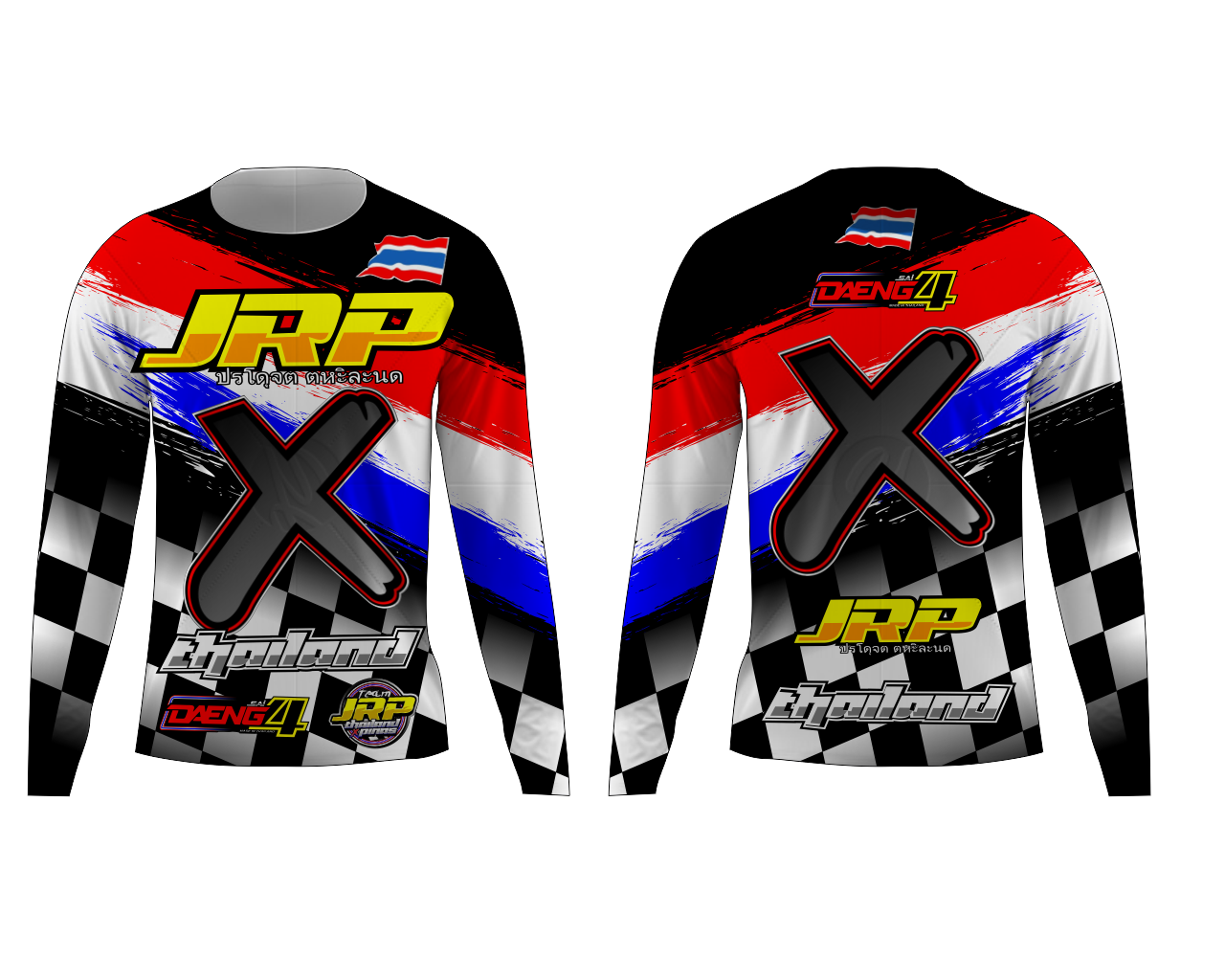 Full Sublimation Long Sleeve, Full Print, Spandex Materials, JRP DESIGN