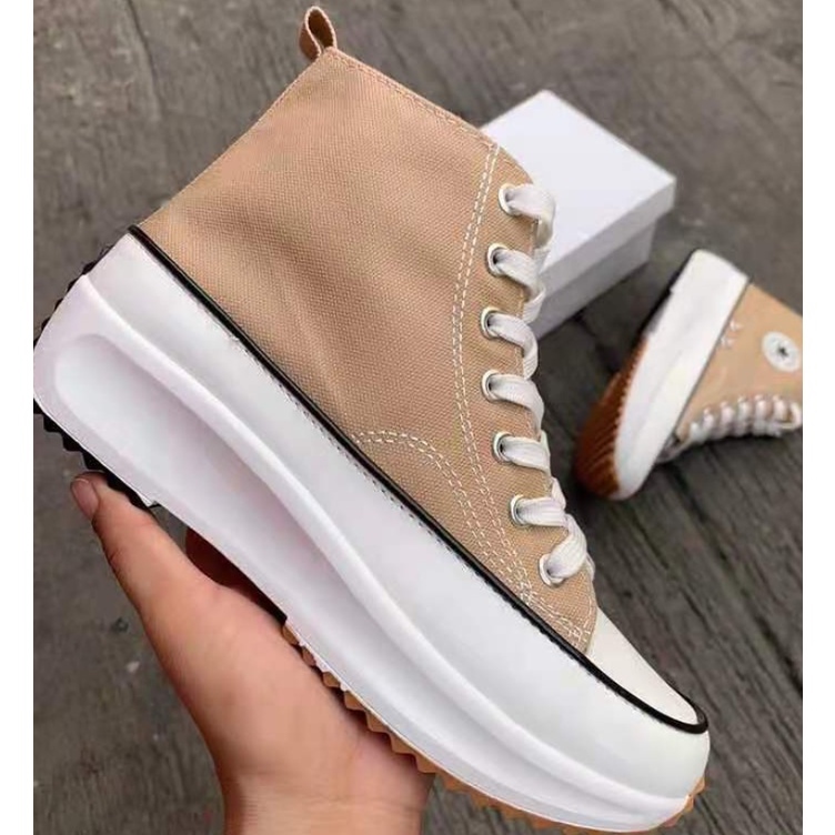 Converse Run Star Hike 1970s High Top Canvas Shoes chunky for women