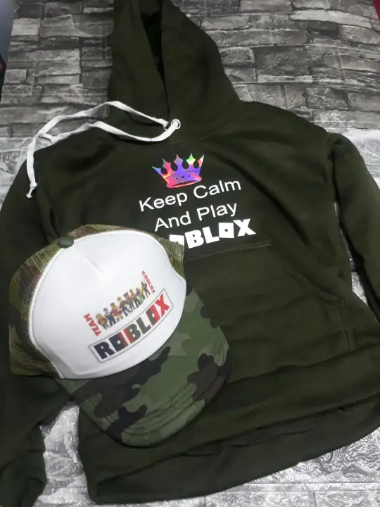Roblox Kids Promo Keep Calm Limited Edition Combo Jacket And Cap For Kids 6 To 10yrs Old Super Sulit Super Sale Roblox Jacket Lazada Ph - roblox camo jacket