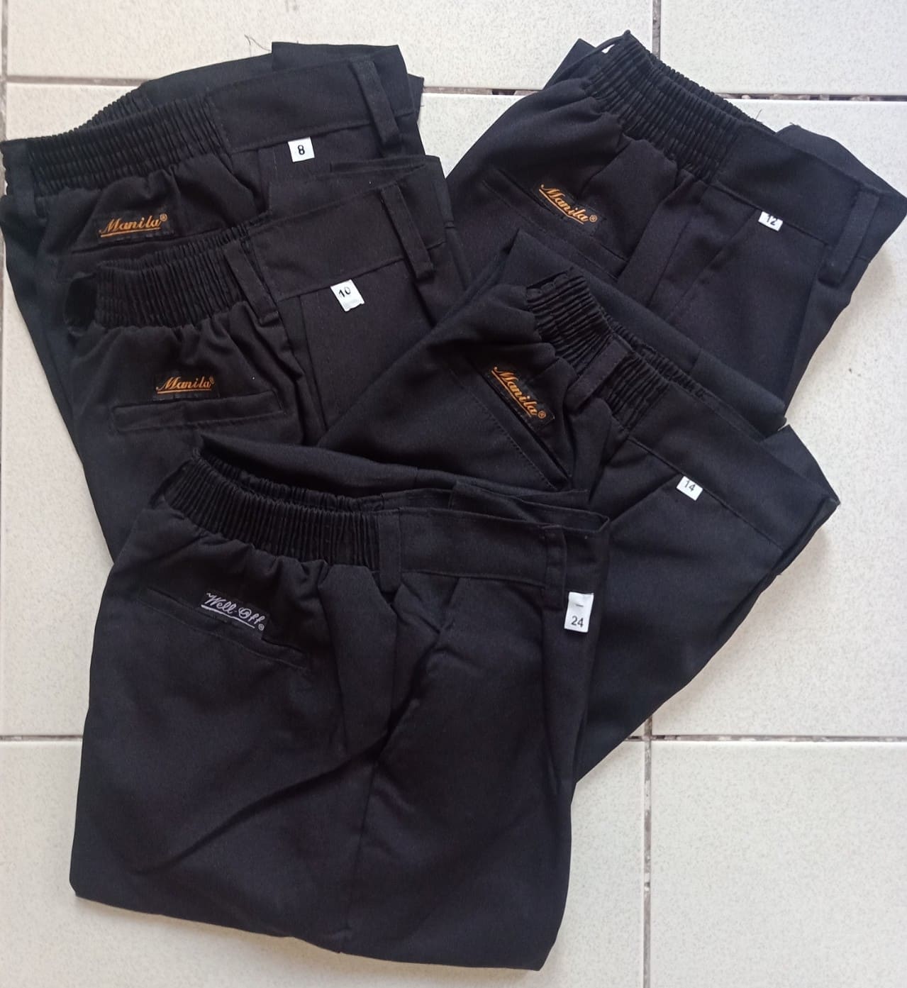 Solid Pants （Black） PERV UNCLE SLACKS 6.0 (BLACK)