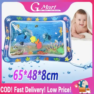 Hot Sales Baby Kids water play mat Inflatable Infant Tummy Time Playmat Toddler for Baby Fun Activity Play Center Dropship Inflatable-Water-Mat-Dolphin