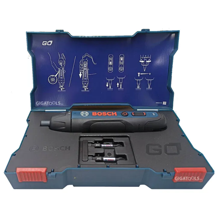 New Bosch Go 2 Smart Cordless Screwdriver Kit Set With Added