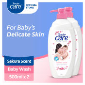 Tender Care Sakura Scent Baby Wash, 500mL, Pack of 2