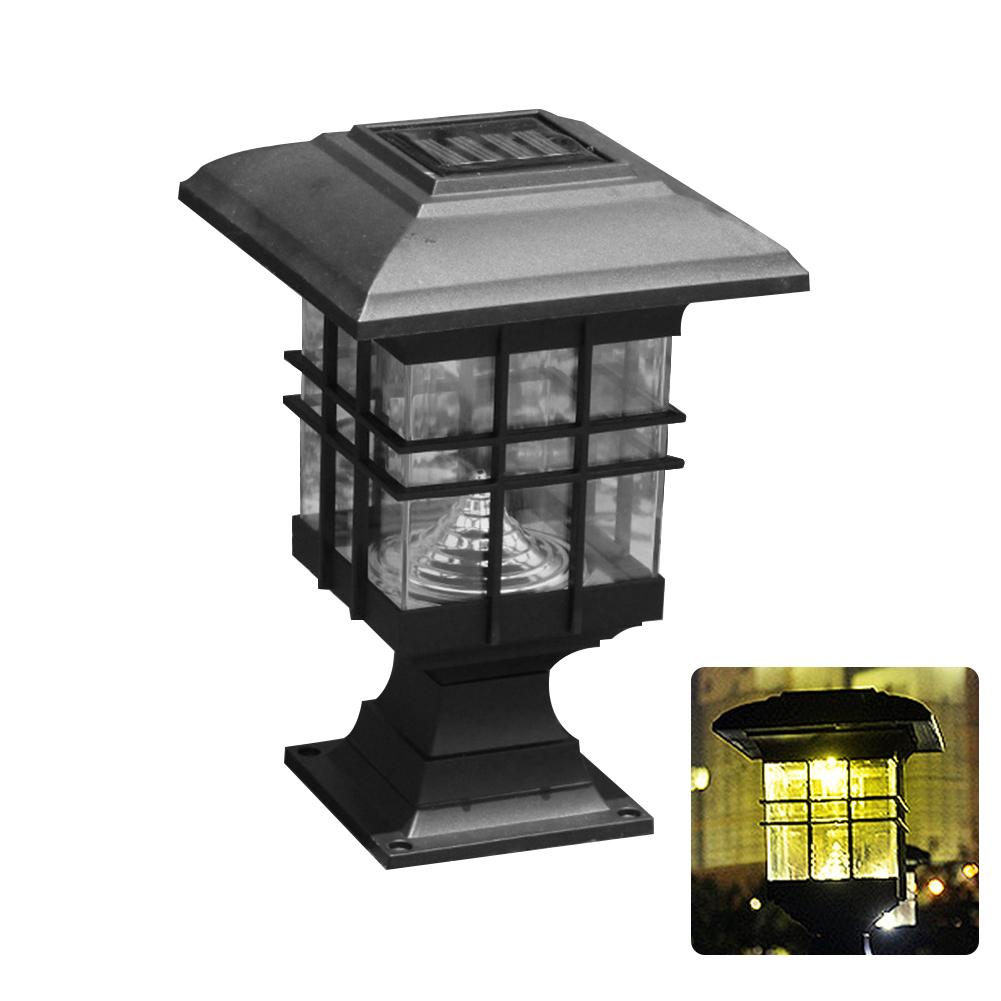 Đèn LED Chạy Bằng Năng Lượng Mặt Trời Sân Vườn Đèn Trụ Trang Trí Ngoài Trời Tự Động Bật/Tắt