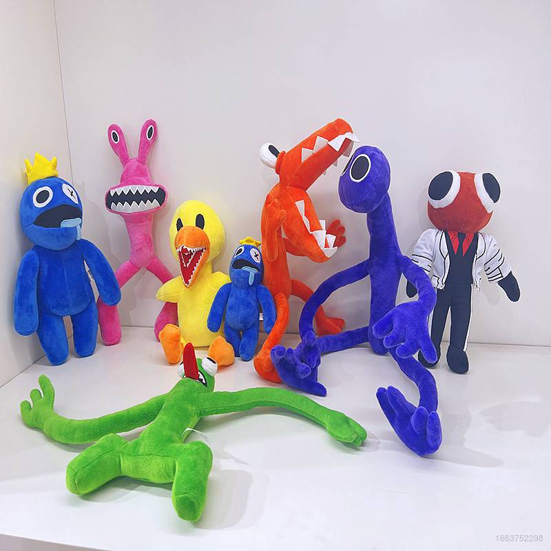 Compre Roblox Rainbow Friends Doll Blue Purple Green Orange Pink Red  Yellow, 30cm, Popular toys for Korean children