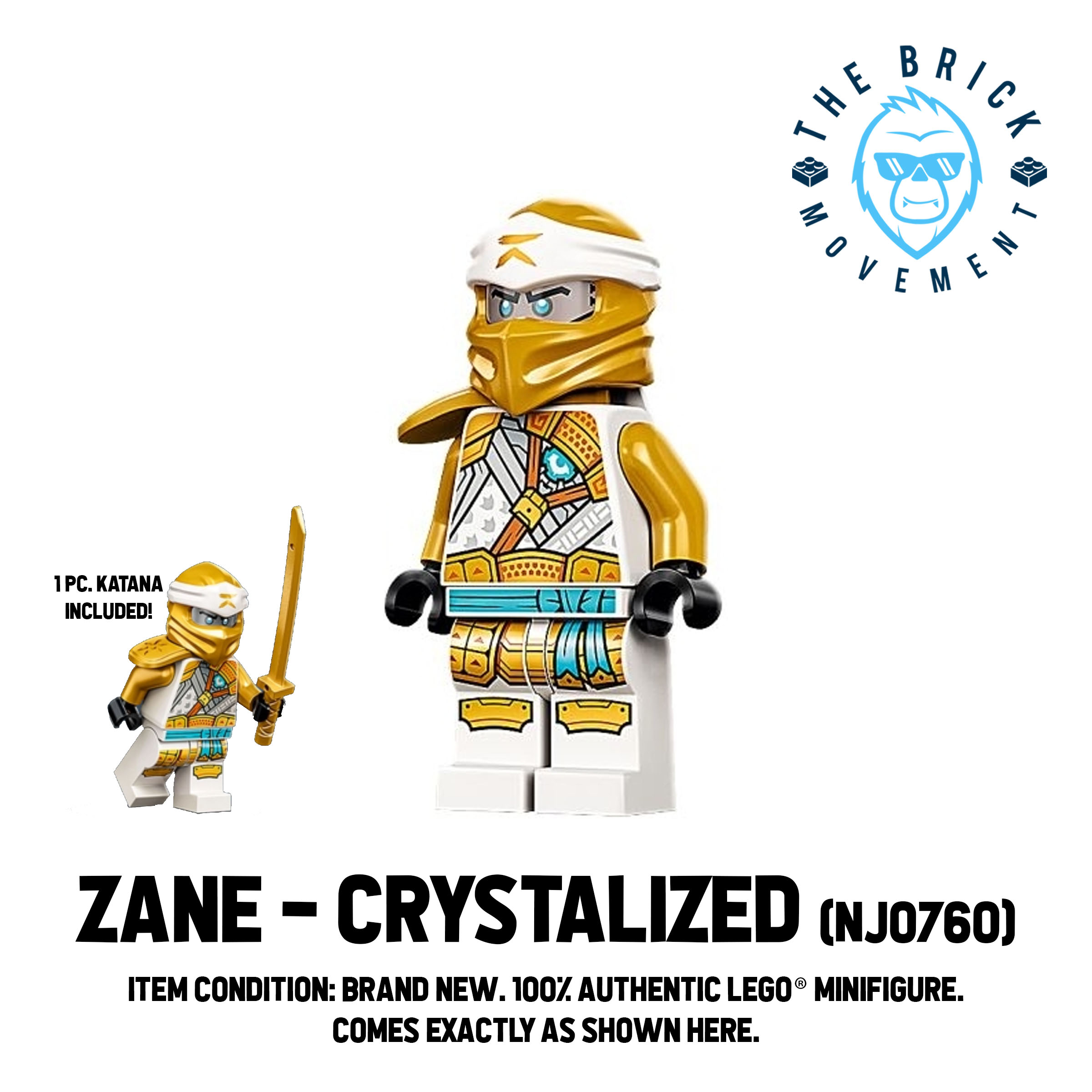 LEGO® NINJAGO Zane (Crystalized) Minifigure Lazada PH