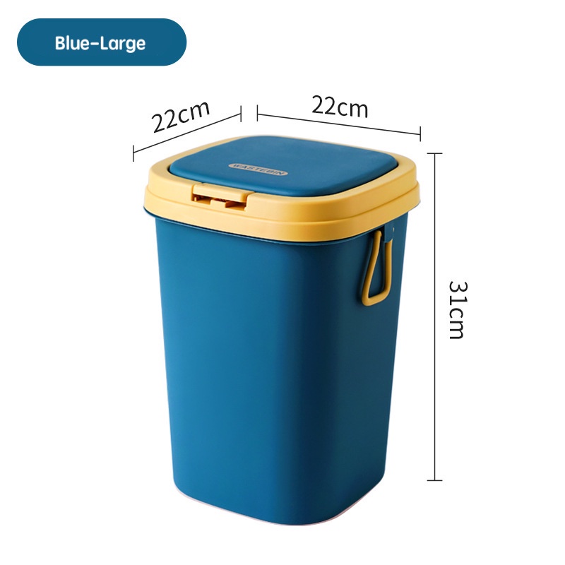 Spot Creative pressure ring trash can Large trash bin kitchen plastic ...