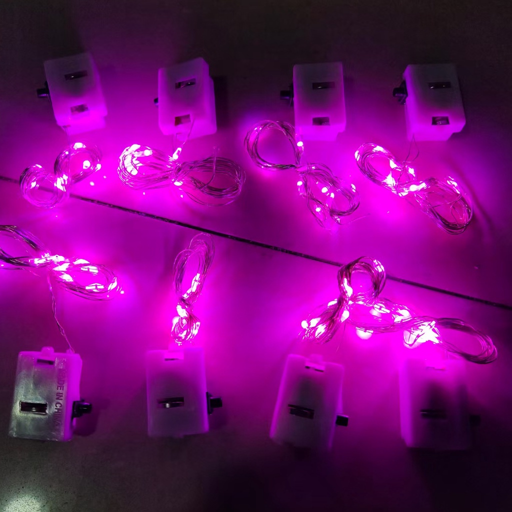 LED Small Lantern Flashing Light 1M 2M LED Light String Fairy Three-modes Fairy Tale Light Gift Box Decoration Light ZenababyShop