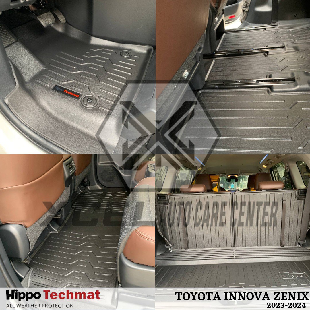 Toyota Innova Zenix 2023-2024 Hippo Techmat Pro Deep Dish Car Mats 