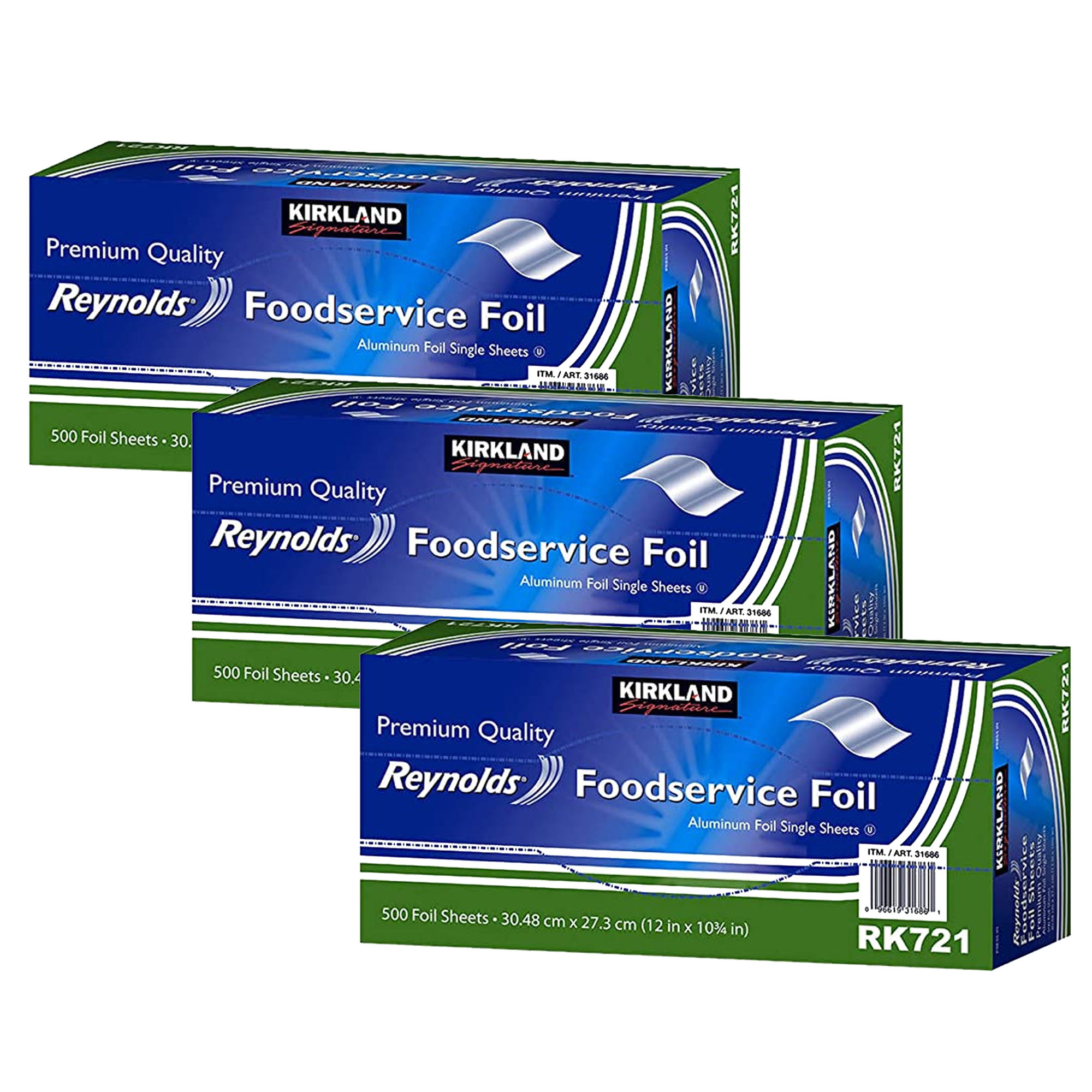 Kirkland Signature Reynolds Foodservice Aluminum Foil, Pre-Cut