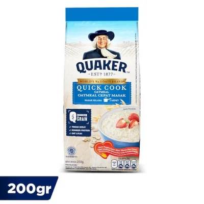 Quaker Quick Cooking Oatmeal 200g