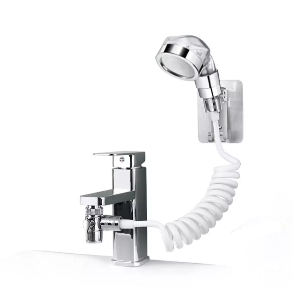 Bathroom Sink Faucet Sprayer Set External Hand Faucet Shower Clean