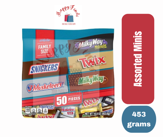 Mars Minis Mix Family Pack, 453 grams. 🇺🇸 Lazada PH