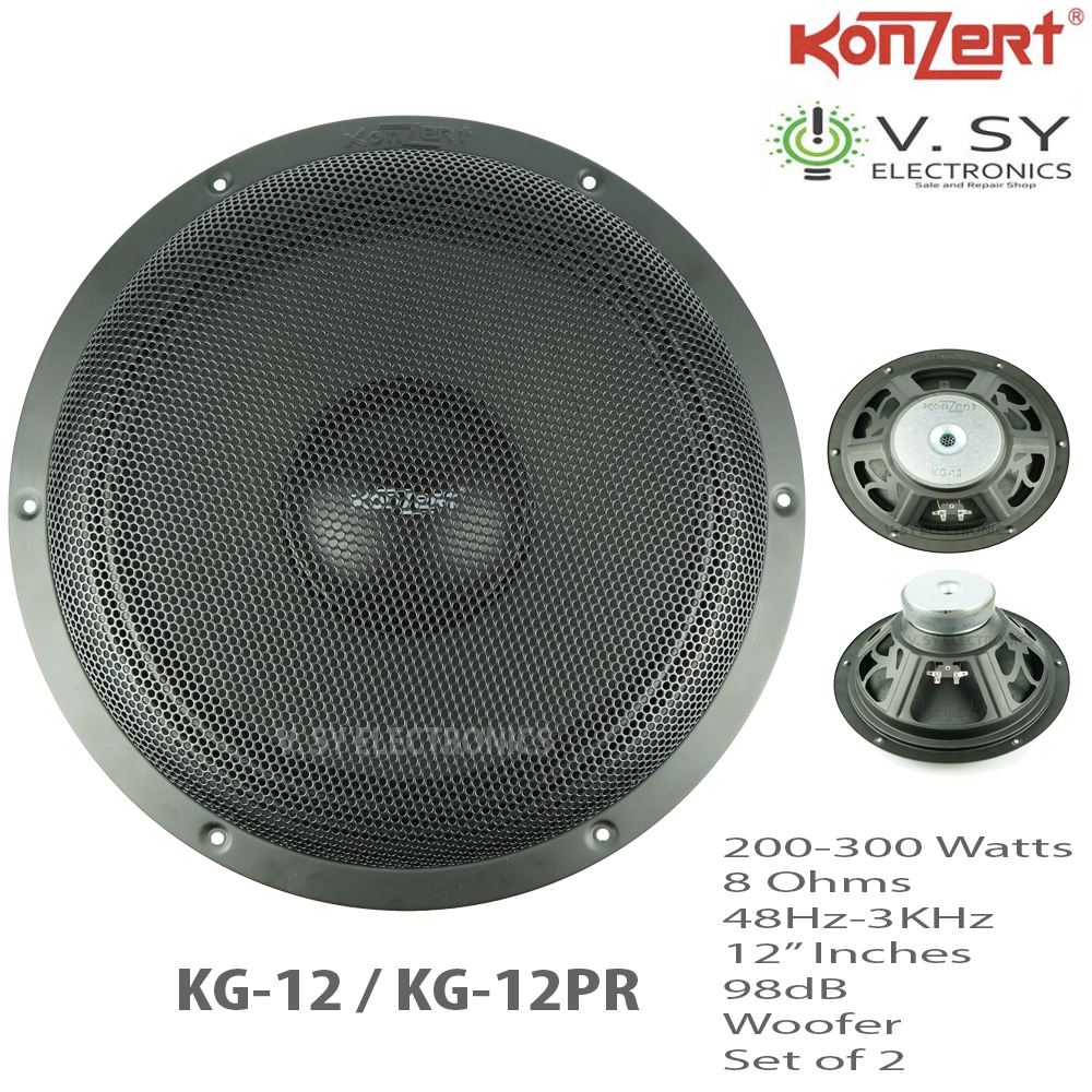 konzert speaker 12 inches price