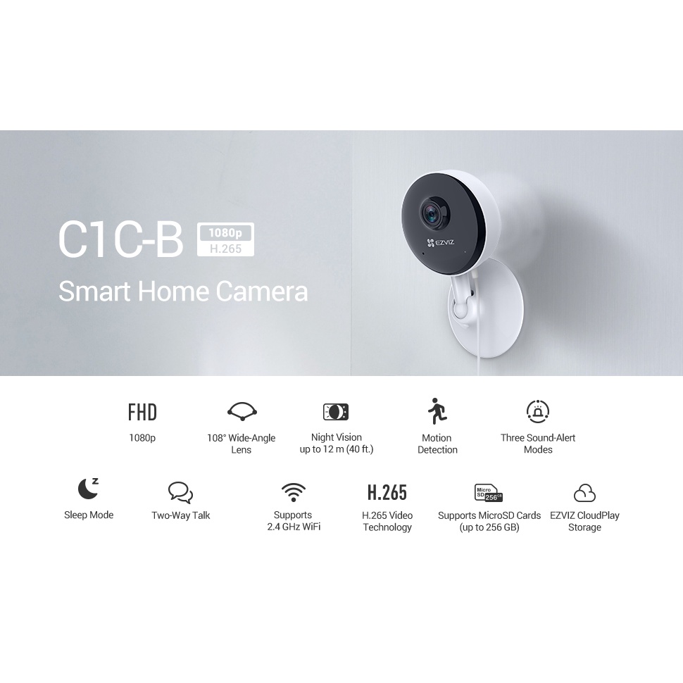 EZVIZ C1CB 2MP Smart Home WiFi Security Camera IP Camera with Motion