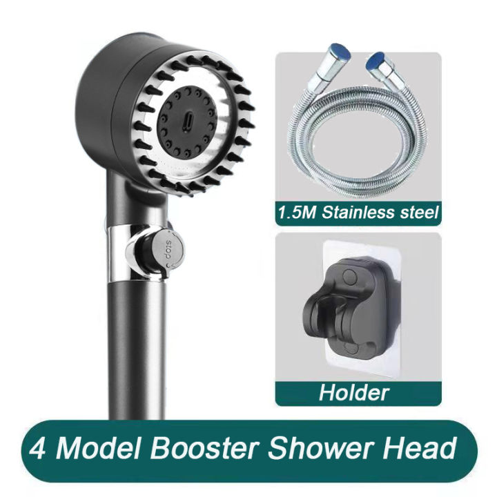 Powerful German Handheld Shower Head with Filtering and Boosting ...