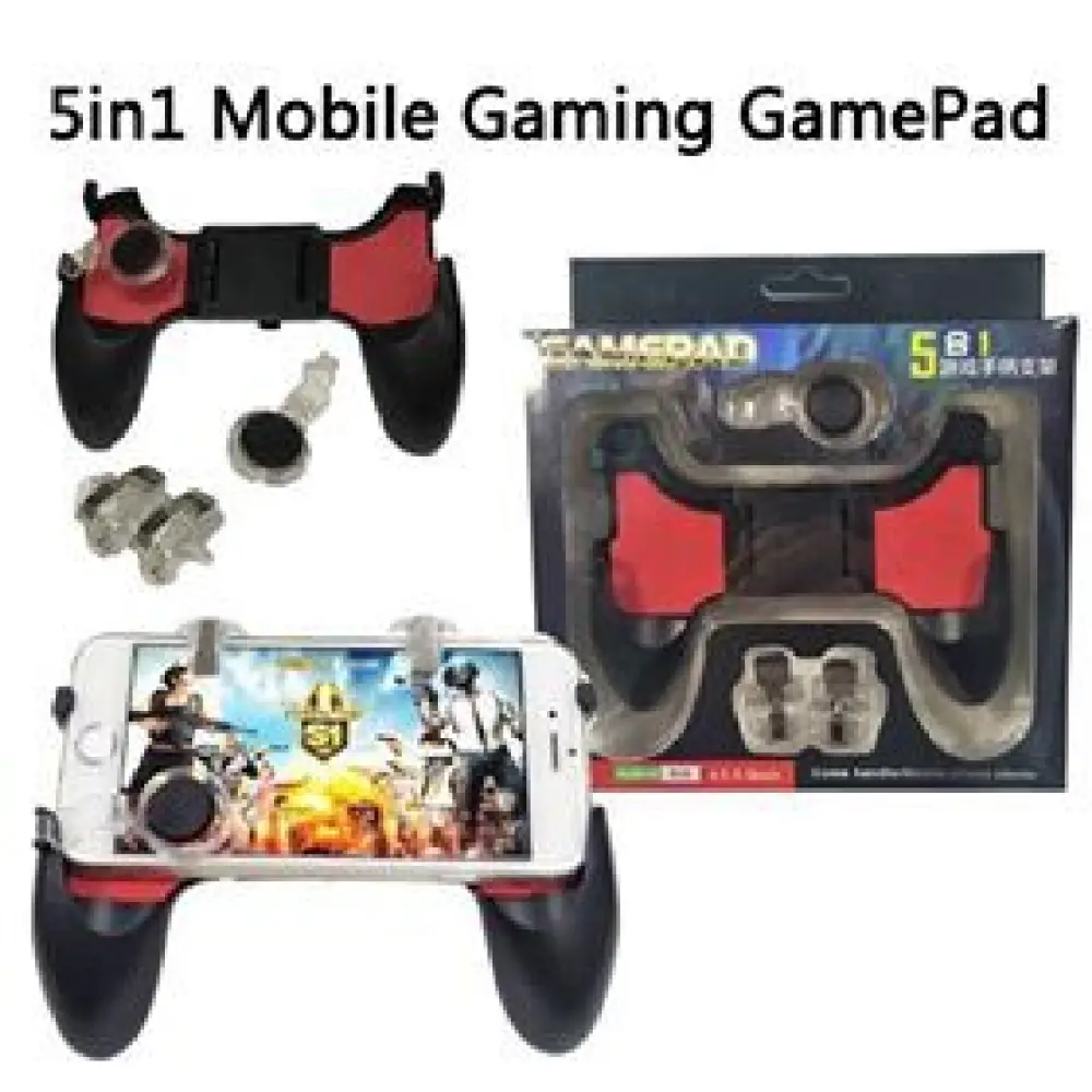 Immroz 5in1 Gamepad Controller Game Handle Mobile Phone Stent