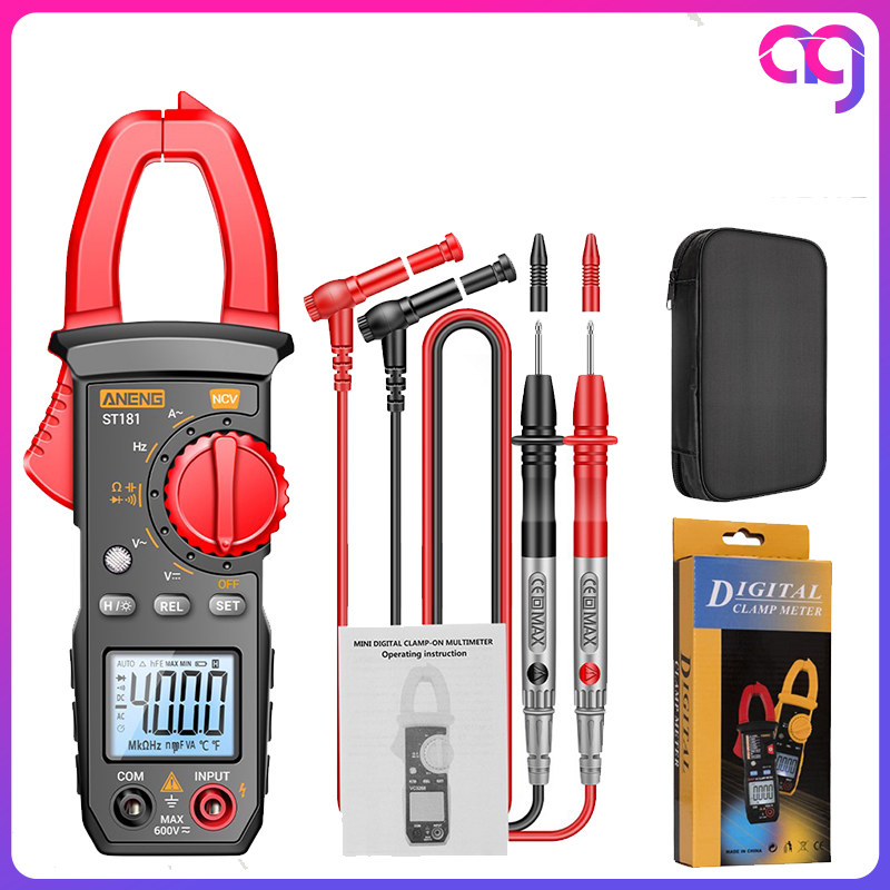 Heypet Digital AC Clamp Meter Smart 400A AC Electrical Tester Tool 4000 ...