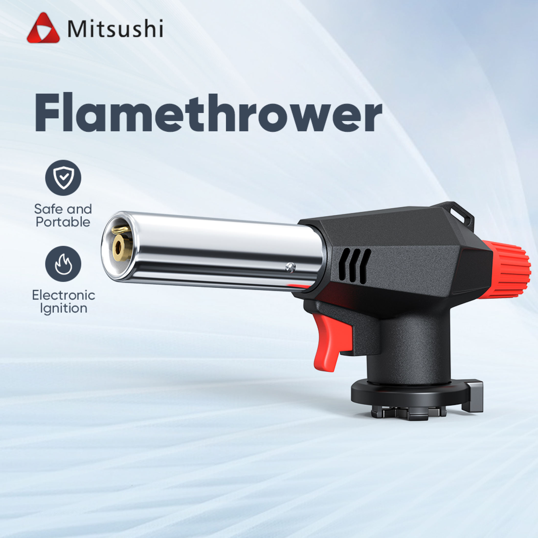 Mitsushi 915 Gas Blow Flame Gun Butane Auto Lgnition Jet Burner Welding ...