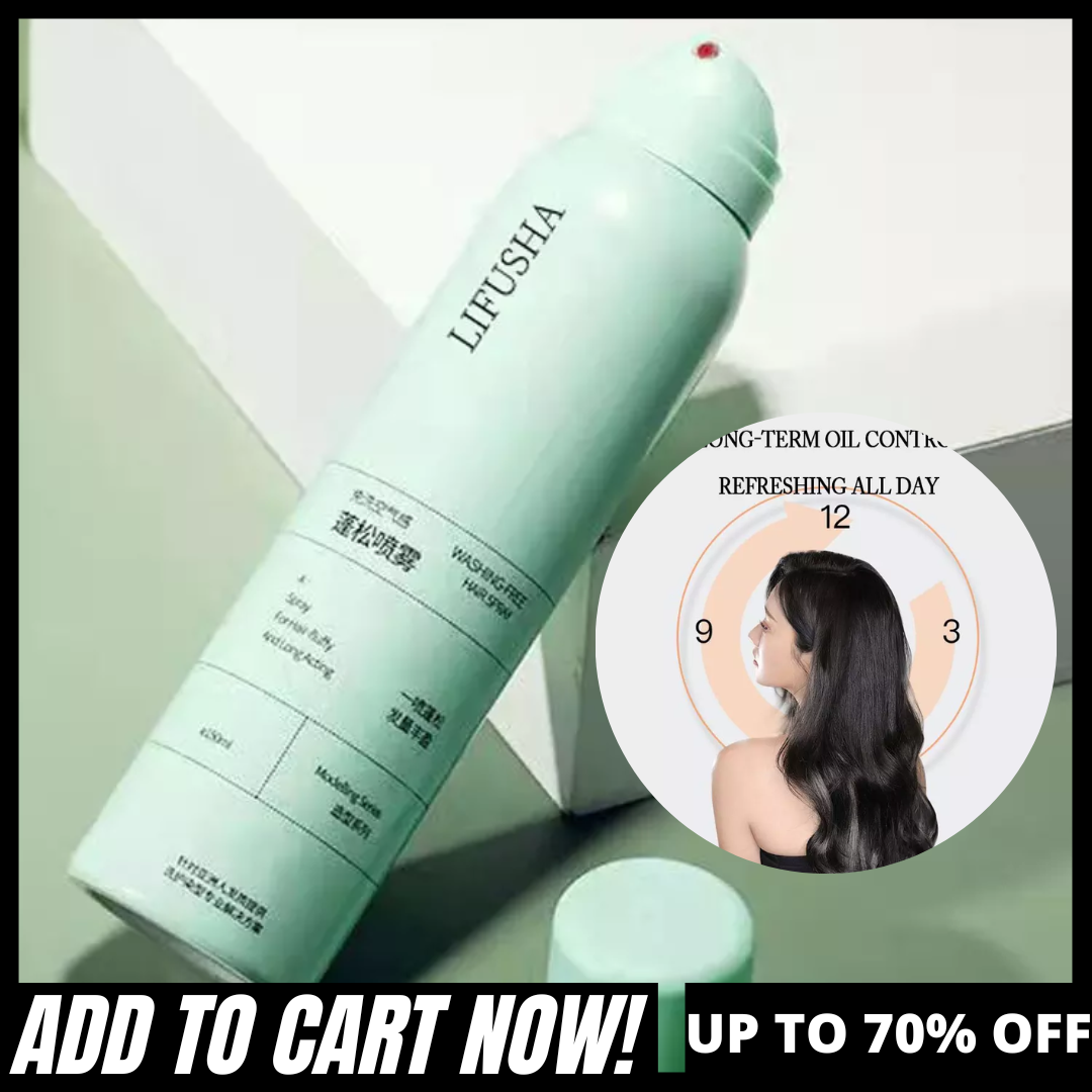 150ml Oil Control Nowash Hair Fluffy Spray Leavein Dry shampoo Hair Powder Remove Hair