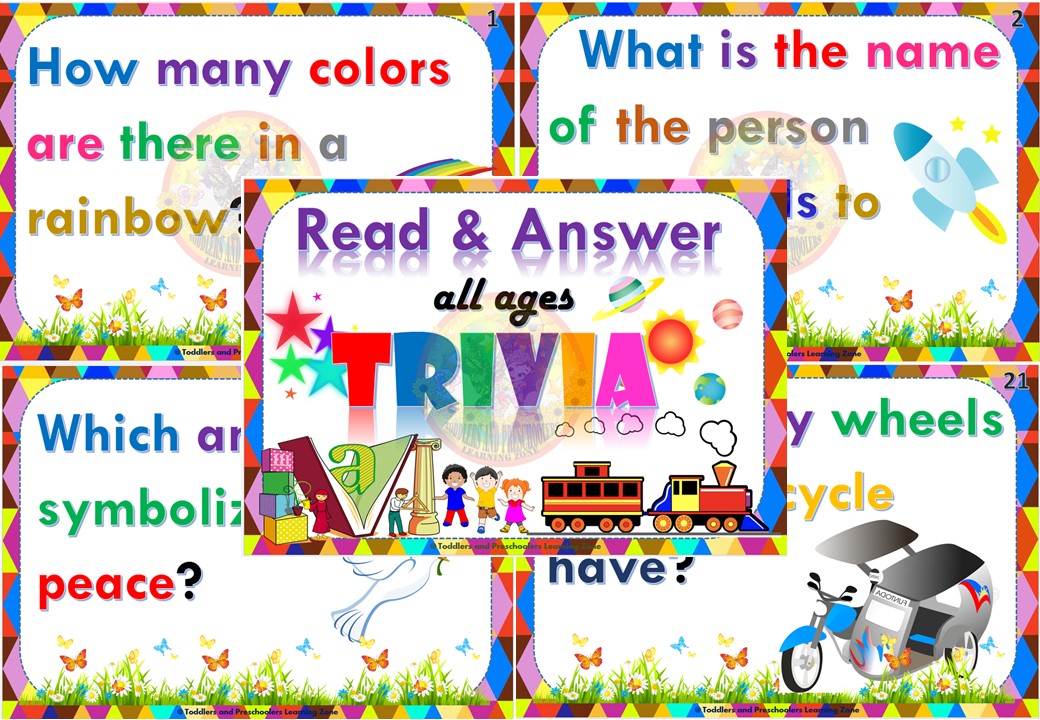 Trivia Questions Flash Cards Trivia Flashcards All ages | Lazada PH