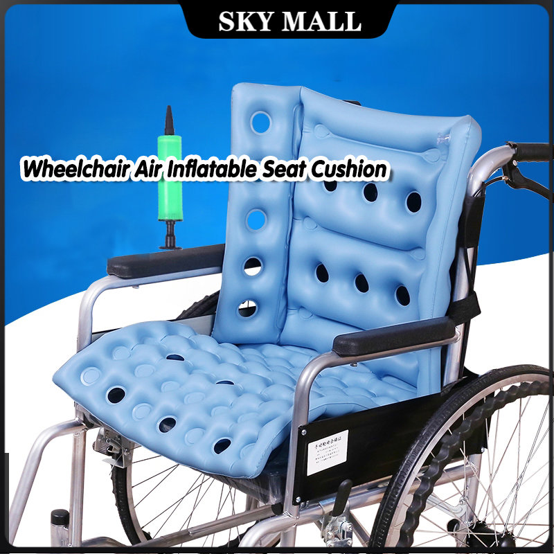 Waffle Cushion for Pressure Sores -Scheam Blue Bed Sore Cushions for Butt  for Elderly - Pressure Sore Cushions for Sitting in Recliner - Bed Sores